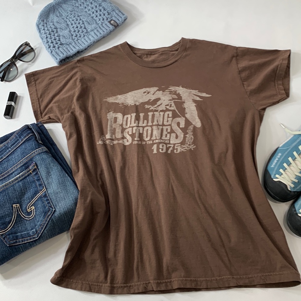 Rolling Stones 1975 Graphics T-Shirt